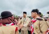 Wabup Aceh Timur Buka Perkemahan Pramuka Penggalang, Diikuti 180 Siswa SMP
