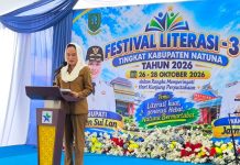 Buka Festival Literasi ke-3, Cen Sui Lan Dorong Budaya Membaca untuk Cetak Generasi Hebat Natuna