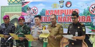 Kapolres Lingga Resmikan Kampung Bebas Narkoba 2026 di Desa Batu Kacang