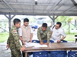 Lanud RSA Natuna Fasilitasi Survei Lapangan KPKNL Batam