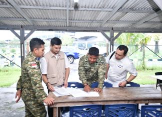 Lanud RSA Natuna Fasilitasi Survei Lapangan KPKNL Batam