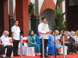 Upacara Hari Sumpah Pemuda Ke-98, Bupati Bintan Mengajak Pemuda Jadi Generasi Patriotik, Gigih, dan Berempati