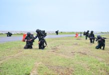 Jaga Keamanan Pangkalan di Natuna, Lanud RSA Gelar Manuver Lapangan Hanlan 2026