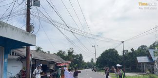 Satlantas Polres Natuna bersama Polsek Bunguran Timur Kawal Pawai Budaya SDN 007 Ranai Darat, Wujudkan Keamanan dan Pelestarian Budaya