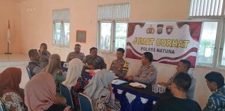 Jumat Curhat di Batu Gajah, Polres Natuna Perkuat Kamtibmas dan Dorong Poskamling