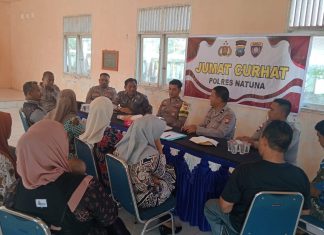 Jumat Curhat di Batu Gajah, Polres Natuna Perkuat Kamtibmas dan Dorong Poskamling