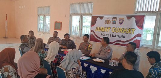 Jumat Curhat di Batu Gajah, Polres Natuna Perkuat Kamtibmas dan Dorong Poskamling