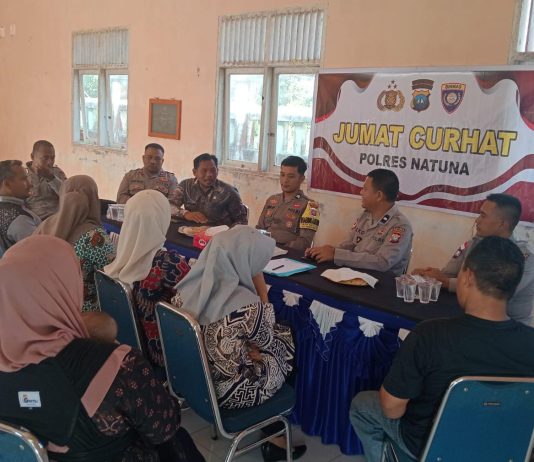 Jumat Curhat di Batu Gajah, Polres Natuna Perkuat Kamtibmas dan Dorong Poskamling