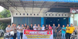 Polisi Bersama Masyarakat, Polsek Bunguran Timur dan Satresnarkoba Polres Natuna Gelar Jumat Curhat Kamtibmas